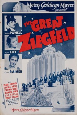 The Great Ziegfeld! A story of ambition and betrayal on the vaudeville stage!